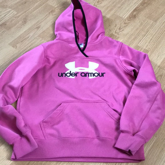 Under Armour Other - Under Armour Girls hoodie size XL PINK